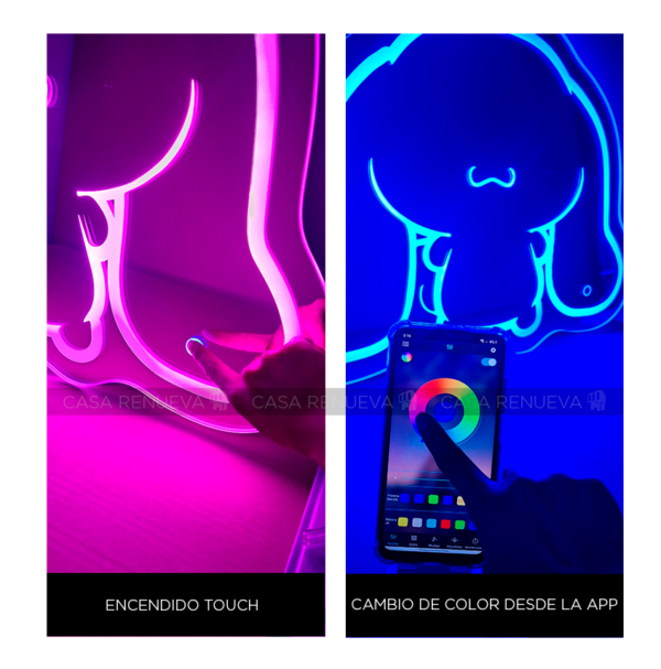 ESPEJO CINNAMOROLL CONTROL POR APP DUOCO STRIP